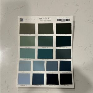 Revelry Chiffon Color Palette with Green and Blue Tones
